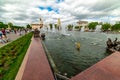 Fountain `Stone flower` Ã¢â¬â one of the three main fountains of the Soviet era.